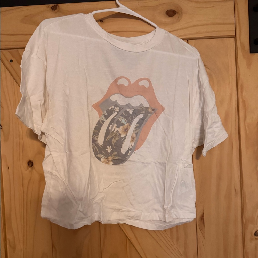 Rolling Stones Cropped Shirt